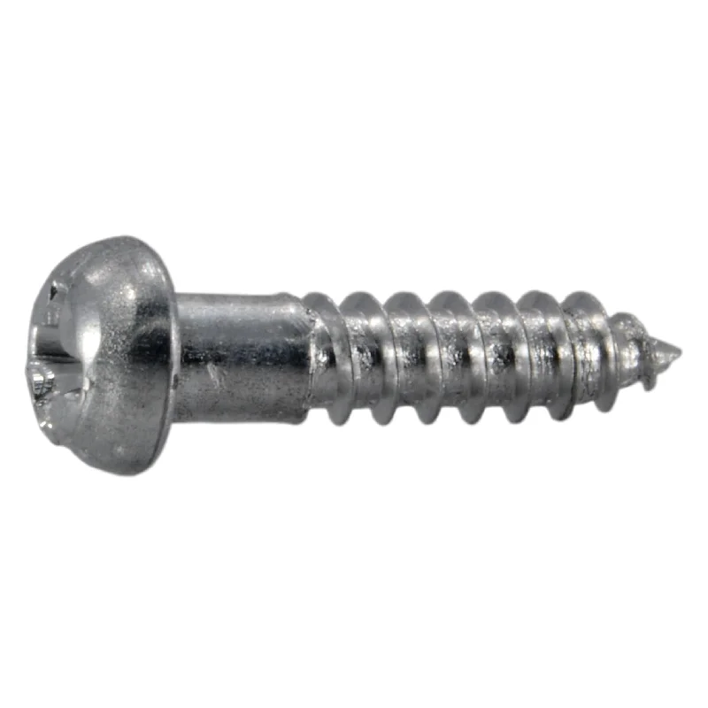 Self-Drilling Screws for Fast Installation-#6 x 5/8" Aluminum Phillips Round Head Wood Screws (50 pcs.)