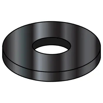 Washers for Fixing Electrical Junction Boxes-JFAST MS15795-806B, .156" Mil-Spec Flat Washers, 300 Series Stainless Steel, Black Oxide, Case Quantity: 5000