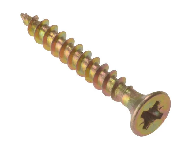 Screws for Plastic and PVC Connections-Forgefix 6 x 80mm Countersunk Pozi Screw ST ZYP (Box 100)