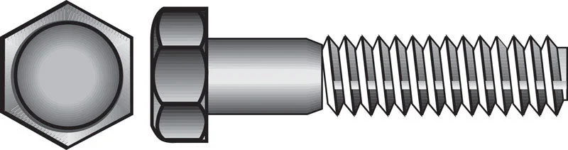 Screws for Fastening Hardware and Components-HILLMAN 1/2-13 in. D X 4 in. L Steel Hex Head Cap Screw 10 pk