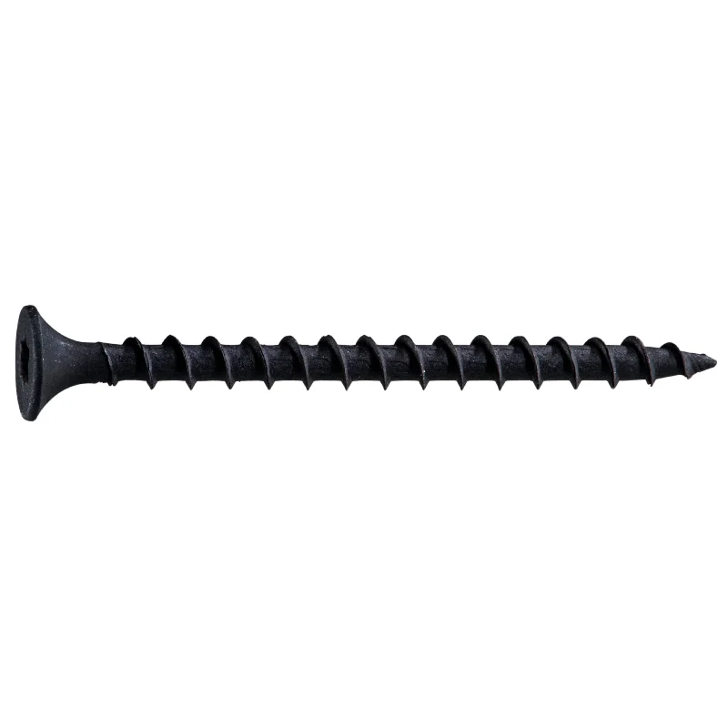 Screws for Joining Thin Aluminum Panels-6 x 2" Black Phosphate SaberDrive Coarse Drywall Screws