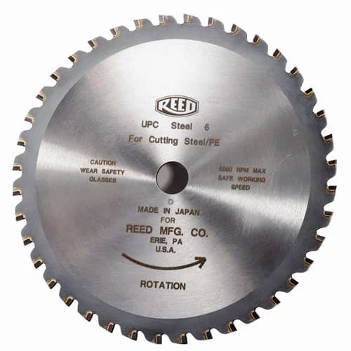 Toothed Saw Blades for Fast and Efficient Cutting-Reed UPCSTEEL4 Upcsteel4 Blade For Steel/Pvc/Pe