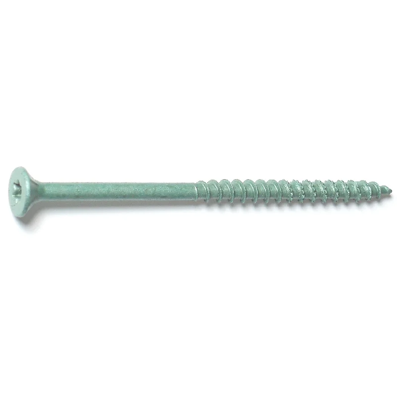 Outdoor Screws for Weatherproof Applications-10 x 3-1/2" Star Drive Green Deck Saberdrive Screws 1 lb. Box (55 pcs.)