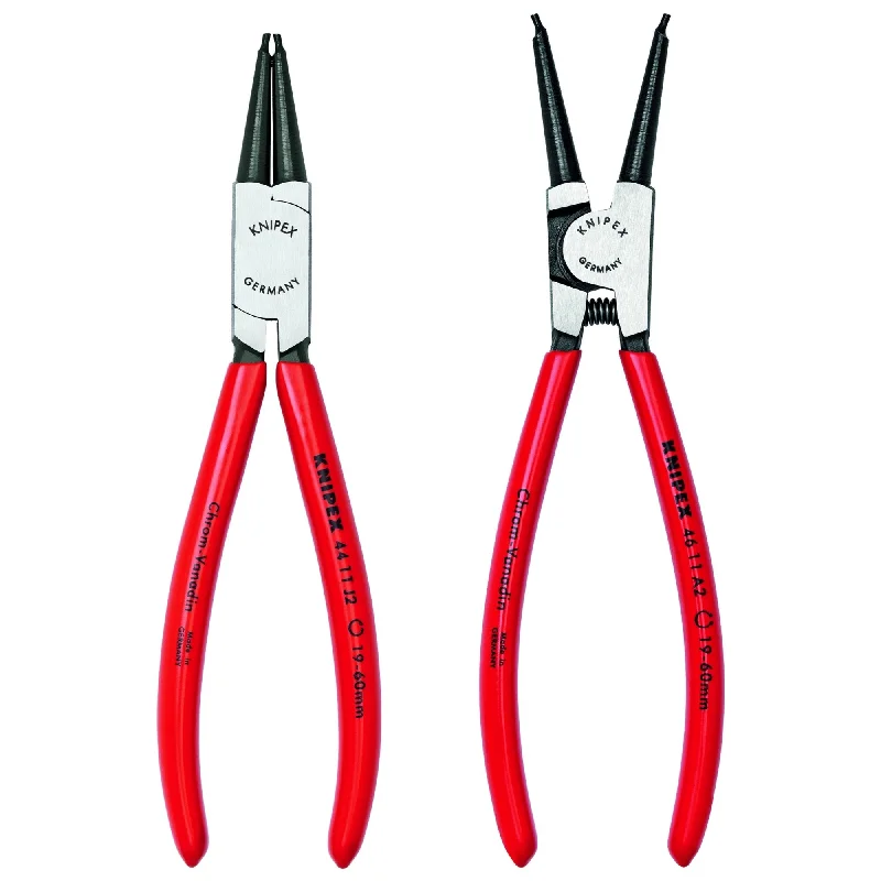 Pliers for Electronics and Circuit Repair-Knipex 9K 00 80 18 US 2 Pc Snap Ring Pliers Set