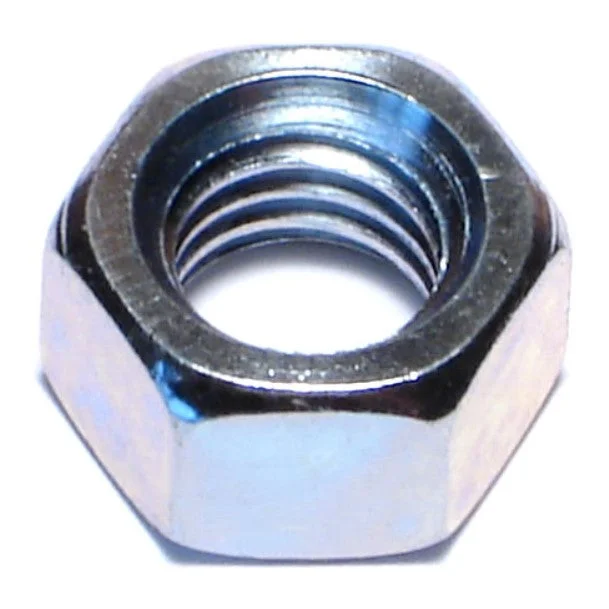 Nuts for Heavy-Duty Equipment Mounting-3/8"-16 Zinc Plated Grade 2 Steel Coarse Thread Finished Hex Nuts