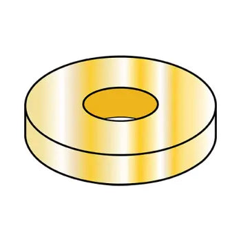 Washers for Fixing Industrial Equipment and Machinery-JFAST 43WUSSY - 7/16  U S S Flat Washer Zinc Yellow, Case Quantity: 
1,025