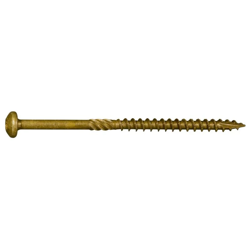 Self-Drilling Screws for Fast Installation-10 x 3-1/2" Star Drive Tan Pan Deck Saberdrive Screws 1 lb. Tub (55 pcs.)