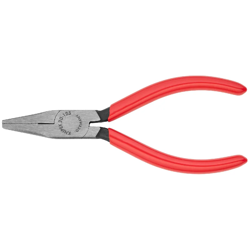 Flat Nose Pliers for Straight Edges-Knipex 20 01 125 5" Flat Nose Pliers