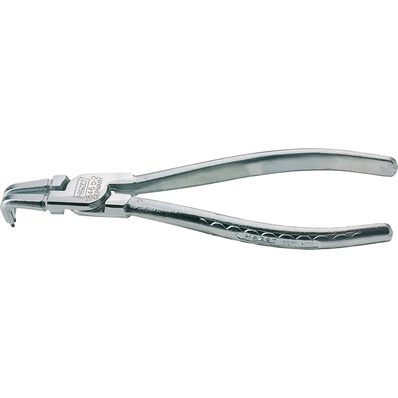 Fine Tip Pliers for Intricate Work-Hazet 1846B-3 Circlip Pliers, Bent, 40 – 100mm