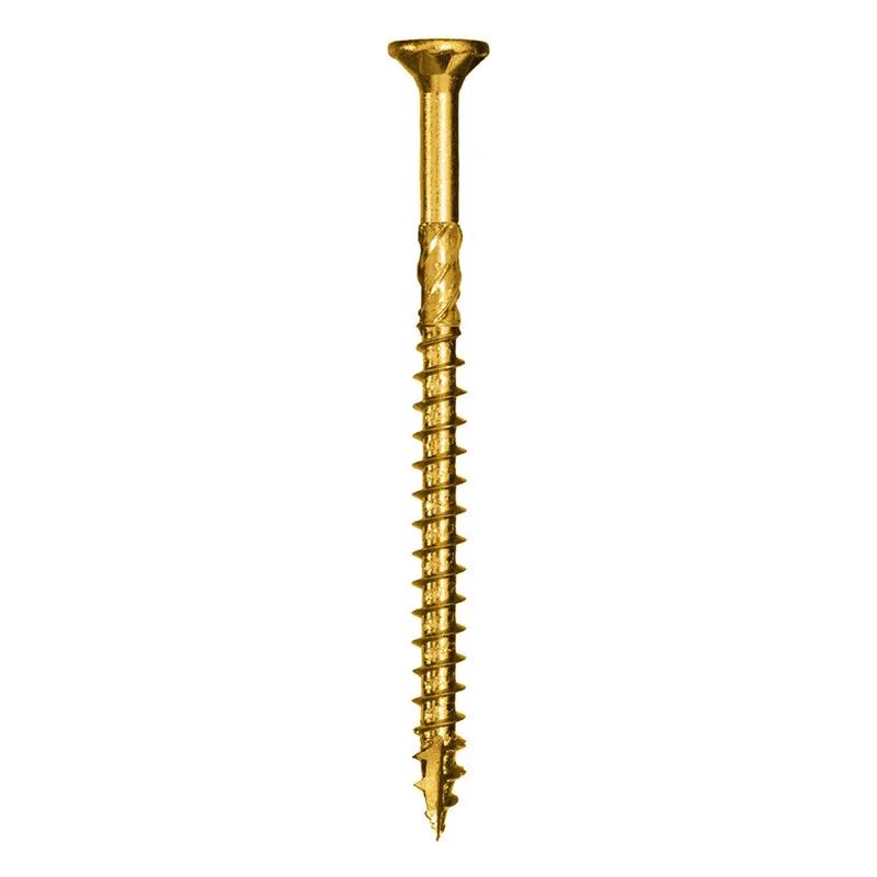 Anti-Rust Screws for Outdoor Use-GRK Fasteners R4 No. 9 X 3-1/8 in. L Star Coated W-Cut Multi-Purpose Screws 1900 pk