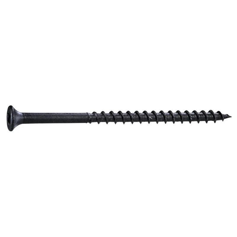 Screws for Attaching Light Fixtures to Ceilings-8 x 3" Black Phosphate SaberDrive Coarse Drywall Screws