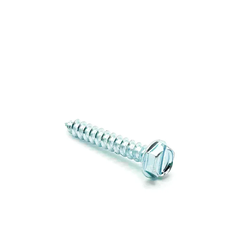 Large Screws for Structural Construction Projects-#10 x 1-1/4in Slotted Hex Washer Tapping Screw