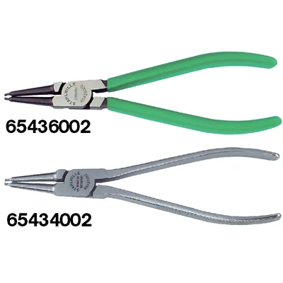 Tungsten Carbide Pliers for Tough Jobs-Stahlwille 65434001 6543 Internal Circlip Pliers, Str, J1, 12-25mm, Checkered