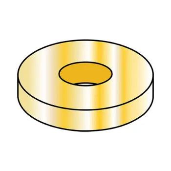 Low-Profile Washers for Tight Spaces-JFAST 75WSAEY - 3/4  S A E Flat Washer Zinc Yellow, Case Quantity: 
425