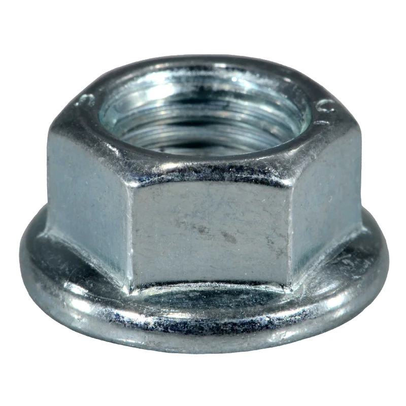 Nut and Bolt Sets for Complete Fastening Solutions-10mm-1.25 Zinc Plated Class 10 Steel Fine Thread JIS Flange Nuts