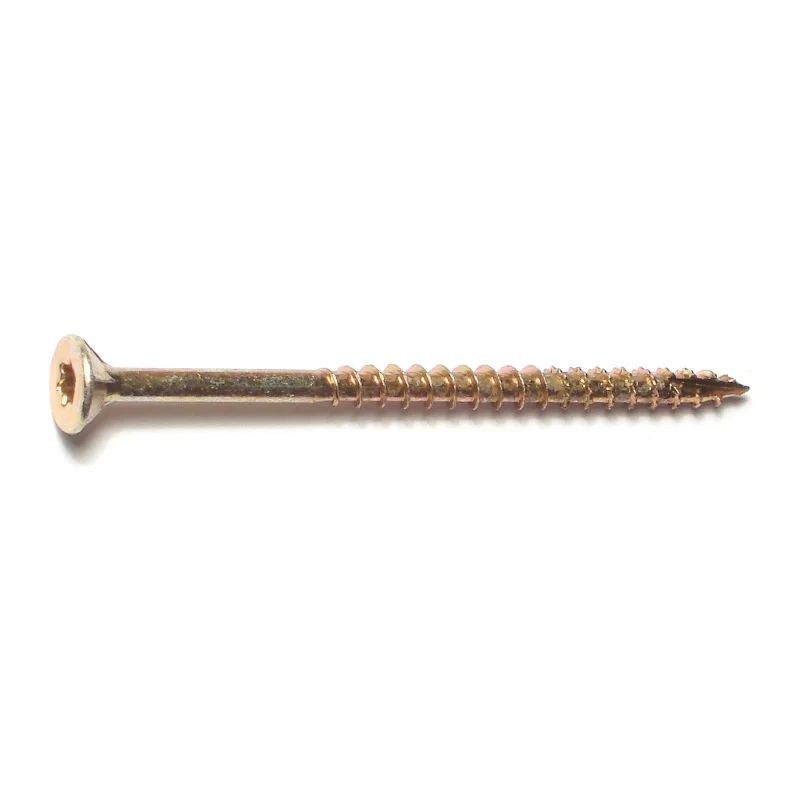 Screws for Furniture Repair and Assembly-#9 x 3" Zinc Plated Steel Star Drive Nibs Bugle Head Wood Screws