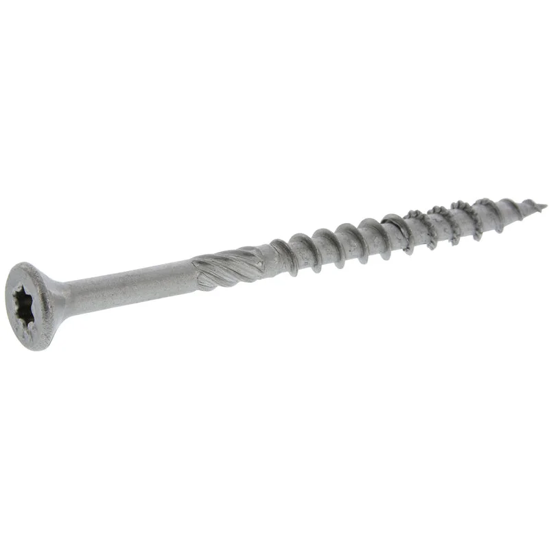 Screws for Outdoor Furniture and Decking-Hillman Power Pro No. 8  x 1-3/4 in. L Star Flat Head Exterior Deck Screws 5 lb.