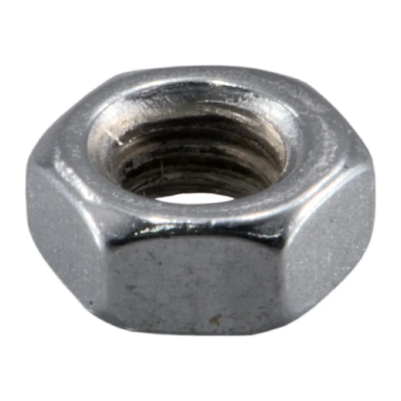 Nuts for Fixing HVAC Ducts and Components-4mm-0.7 Chrome Plated Class 8 Steel Coarse Thread Hex Nuts