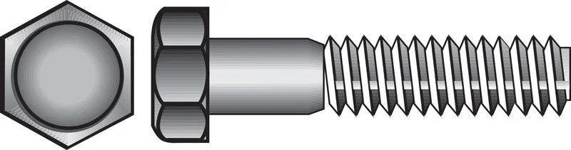 Screws for Framing and Carpentry Work-HILLMAN 1/2-13 in. D X 3 in. L Steel Hex Head Cap Screw 25 pk