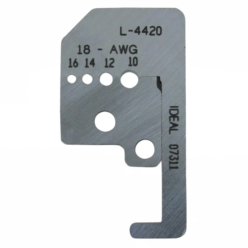 Manual Pipe Cutters for Efficient Home Use-Ideal L-4420 Replacement Blades for 45-091, 10-18 AWG