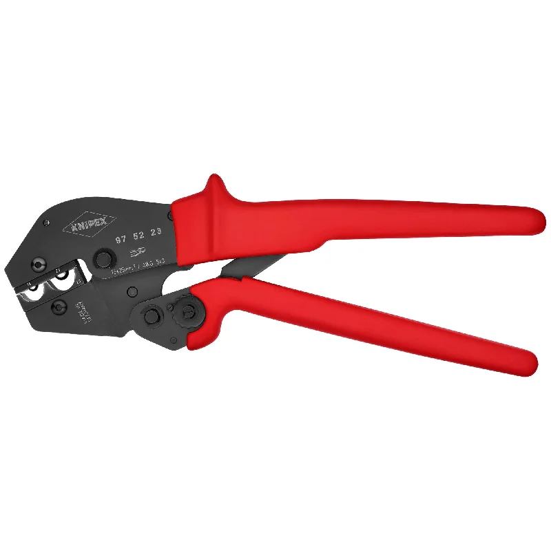 Durable Pliers for Industrial Use-Knipex 97 52 23 10" Crimping Pliers For Non-Insulated terminals and Cable Connectors