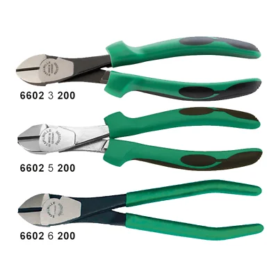 Tungsten Carbide Pliers for Tough Jobs-Stahlwille 66026180 6602 heavy Duty Side Cutters, 180mm, Handles Dip/Sure-Grip