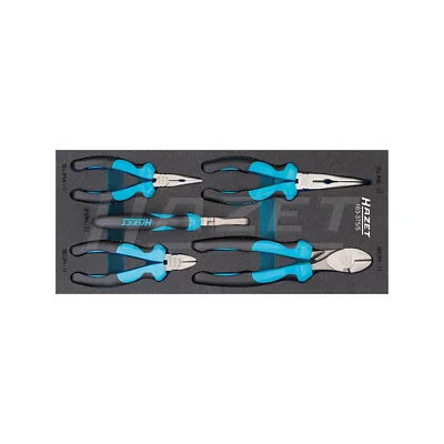 Tough Grip Pliers for Auto Repair-Hazet 163-375/5  Pliers set