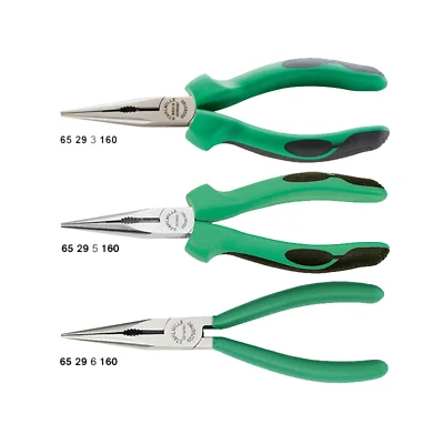 Pliers for Working with Small Objects-Stahlwille 65296145 6529 Snipe Nose Pliers w/ Cutter, 140mm, Polished, Dip-C