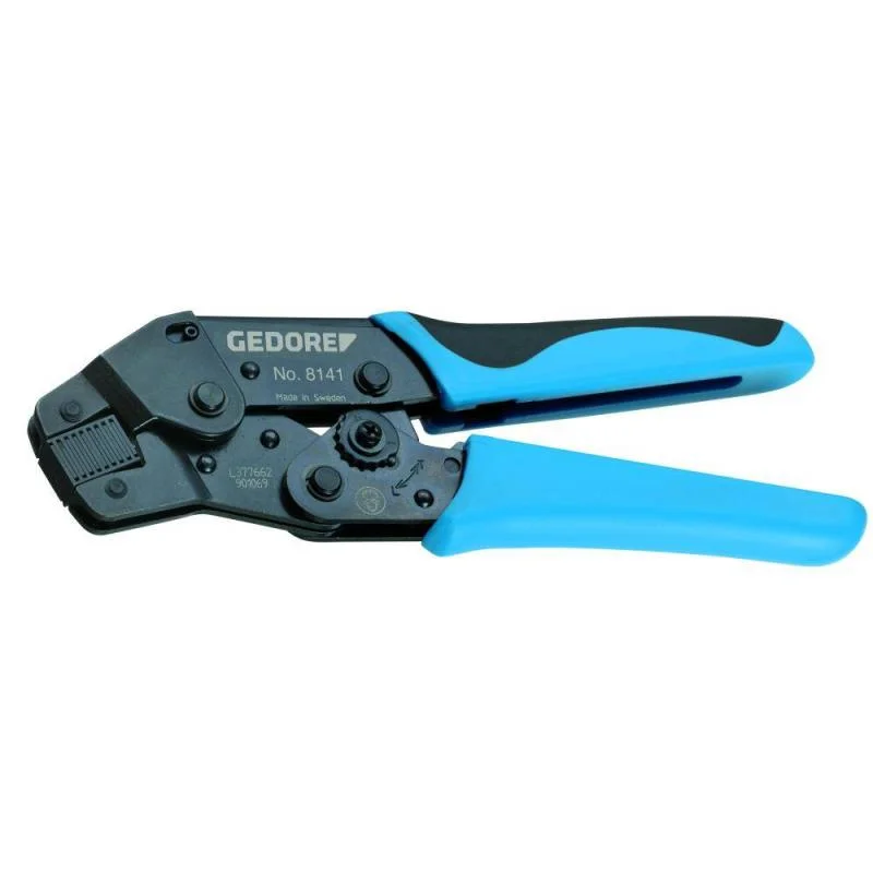 Curved Jaw Pliers for Easy Grip-Gedore 1830759 Precision Crimping Wrench For Conductor End - Sleeves