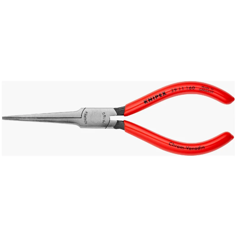 Heavy-Duty Bending Pliers for Metalworking-Knipex 29 11 160 6 1/4" Flat Nose Telephone Pliers