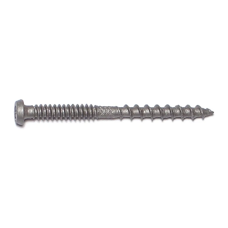 Heavy-Duty Screws for Large Construction Projects-10 x 2-1/2" Star Drive Gray Composite Deck Saberdrive Screws 1 lb. Box (86 pcs.)