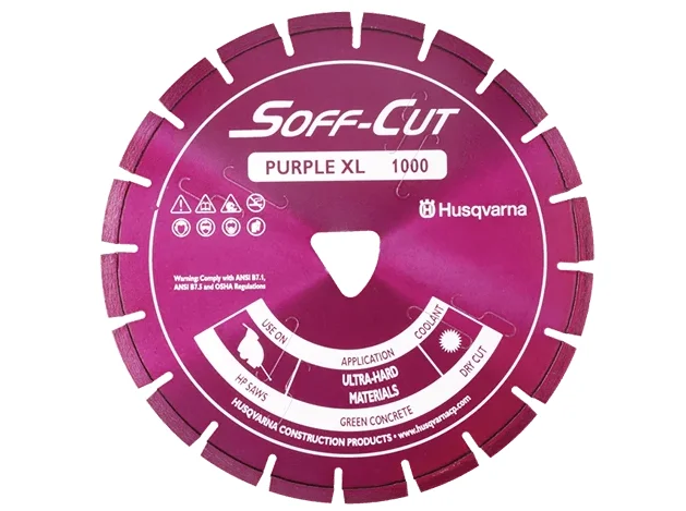 Tungsten Carbide Saw Blades for Precision Cutting-Husqvarna 582826901 Excel Purple XL6.5-1000 Blade