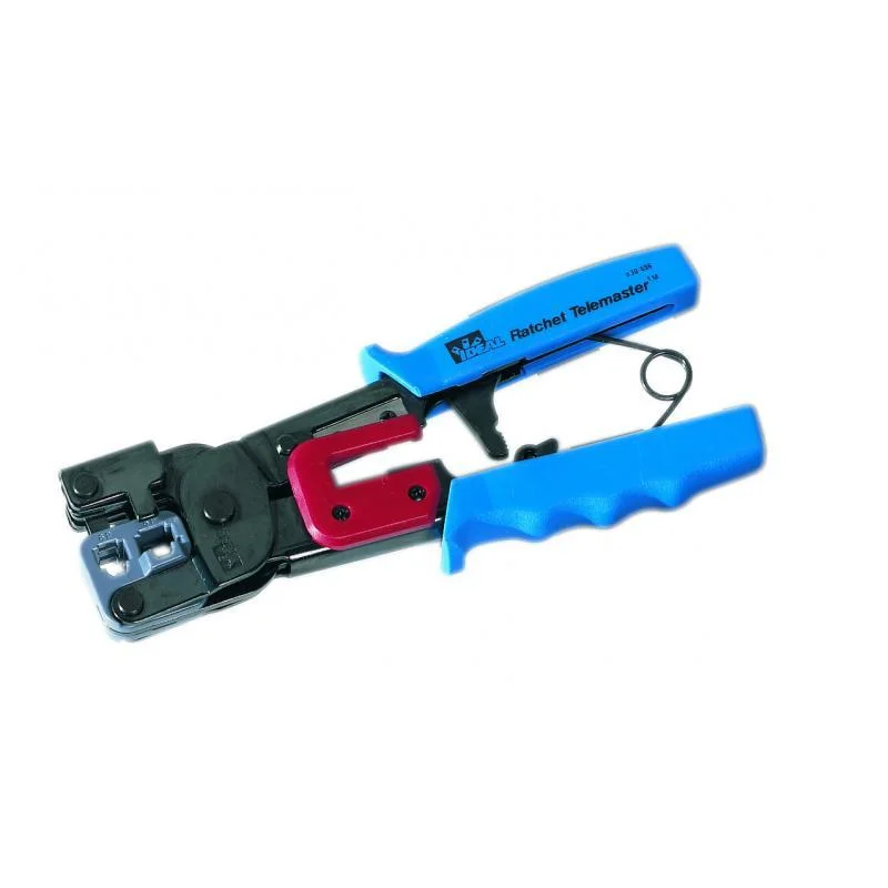 Pliers for Plumbing and Pipe Work-Ideal 30-696 Ratchet Telemaster Modular Plug Crimp Tool