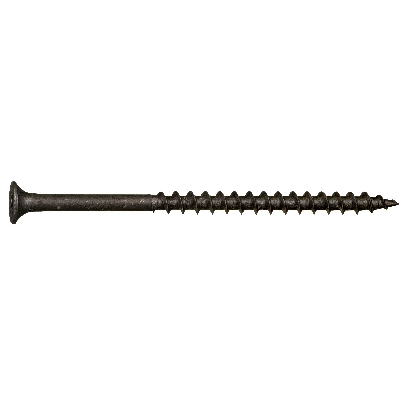 Plastic Screws for Lightweight Applications-8 x 3" Black Phosphate Steel Coarse Thread Phillips Bugle Head Drywall Screws