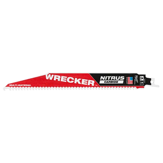 Table Saw Blades for Carpentry and Woodworking-Milwaukee 49-00-5272 The WRECKER™ with Nitrus Carbide™ SAWZALL® Blades 9"