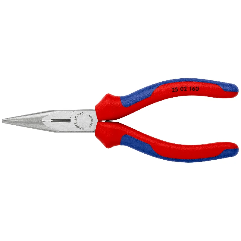 Heavy Duty Wire Cutting Pliers-Knipex 25 02 160 6 1/4" Long Nose Pliers with Cutter