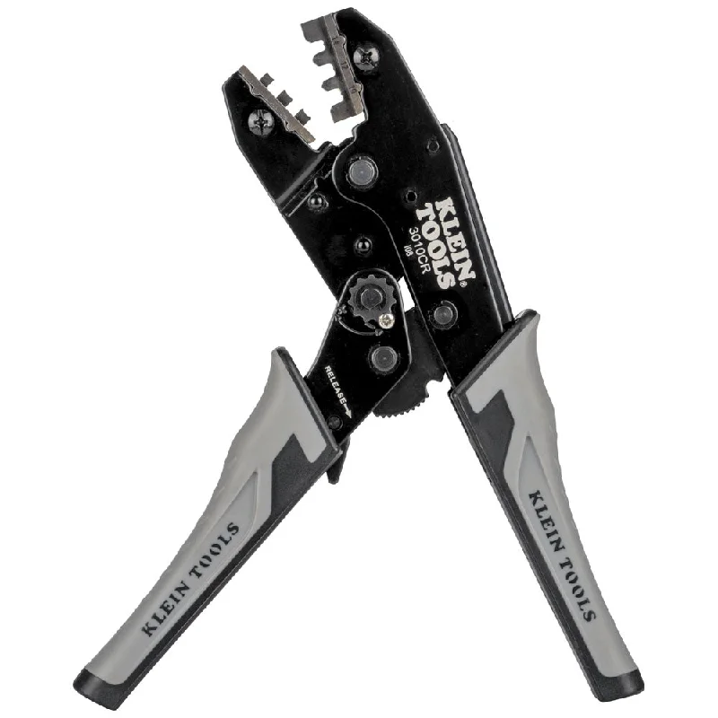 Wire Cutting Pliers for Electrical Work-Klein Tools 3010CR Solar Ratcheting Crimper for MC4 Connectors