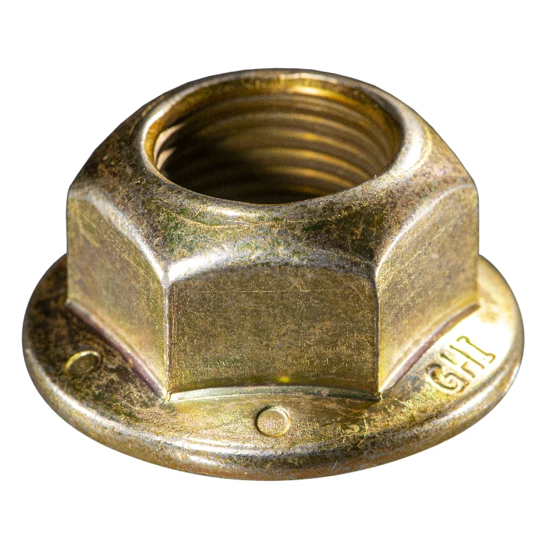 Hex Nuts for Joining Steel Beams and Columns-3/4"-16 Yellow Zinc Plated Grade 8 Steel Fine Thread Hex Nuts