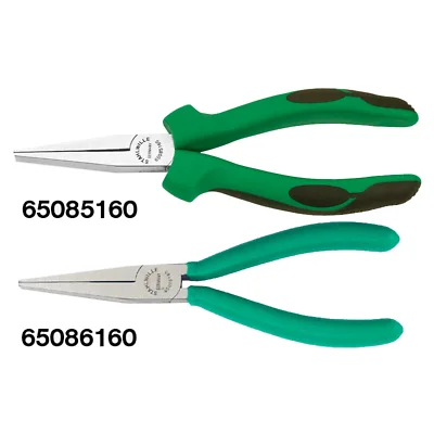 Wire Twisting Pliers for Electrical Tasks-Stahlwille 65086160 6508 Flat Nose Pliers Long, 160mm, Polished, Dip-Coated