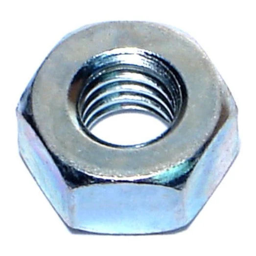 Zinc-Coated Nuts for Corrosion Resistance-5/16"-18 Zinc Plated Grade 2 Steel Coarse Thread Heavy Hex Nuts