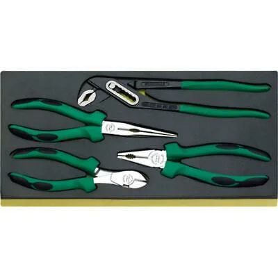 Heavy-Duty Pliers for Tough Jobs-Stahlwille 96838179 TCS 6501-6602/4 Set of pliers in TCS inlay