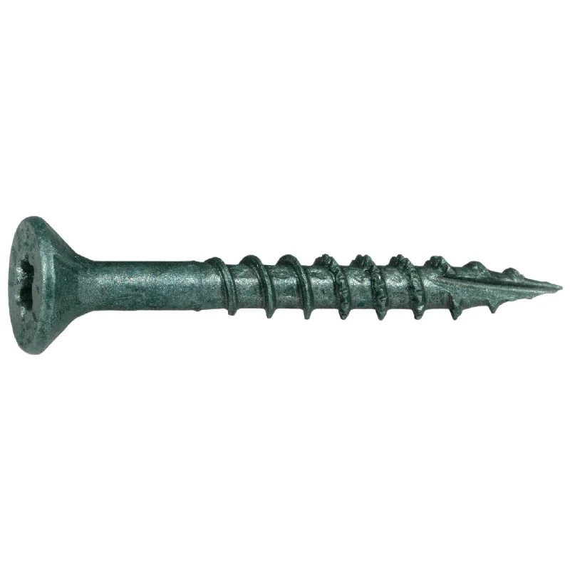 High-Strength Screws for Industrial Use-9 x 1-1/2" Star Drive Green Deck Saberdrive Screws 5 lb. Tub (795 pcs.)