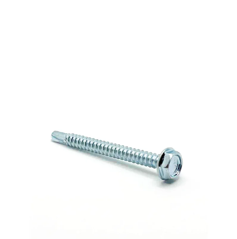 Precision Screws for Fine Assembly Work-#10 x 2in Hex Washer Tek Screw