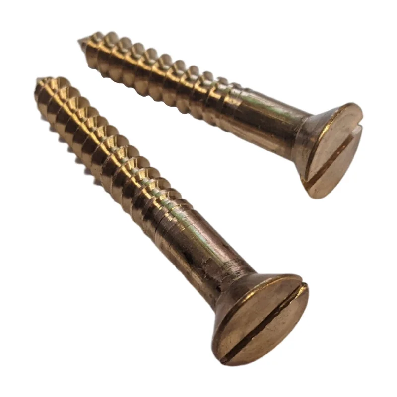 Screws for DIY Plumbing Projects-#24 Silicon Bronze Wood Screws