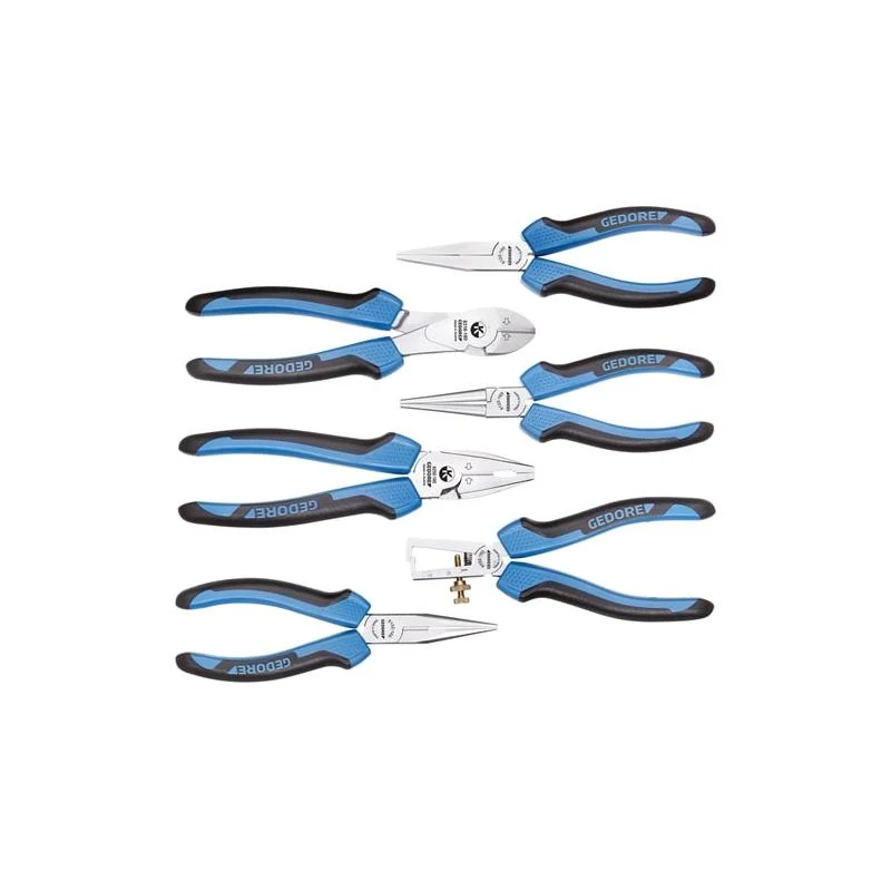 Pliers Set for Complete Tool Collection-Gedore 1708155 Pliers Set, 6 pcs