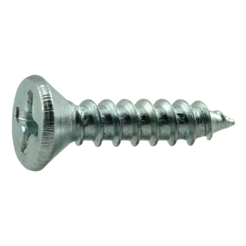 Self-Drilling Screws for Fast Installation-#9 x 3/4" Zinc Plated Steel Phillips Flat Head Wood Screws