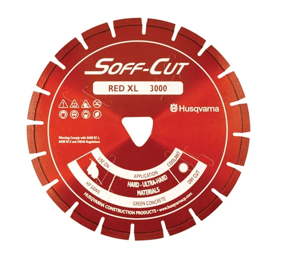 Multi-Purpose Saw Blades for Wood and Metal-Husqvarna ELITE SOFF-CUT XL 3000 XL55-3000A BLADE/SKIDPLATE