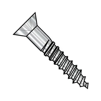 Screws for Joining Thin Aluminum Panels-JFAST 1016DPF188 - 10-13X1  Phillips Flat Full Body 2/3 Thread Wood Screw 18 8 Stainless Steel, Case Quantity: 
1,500