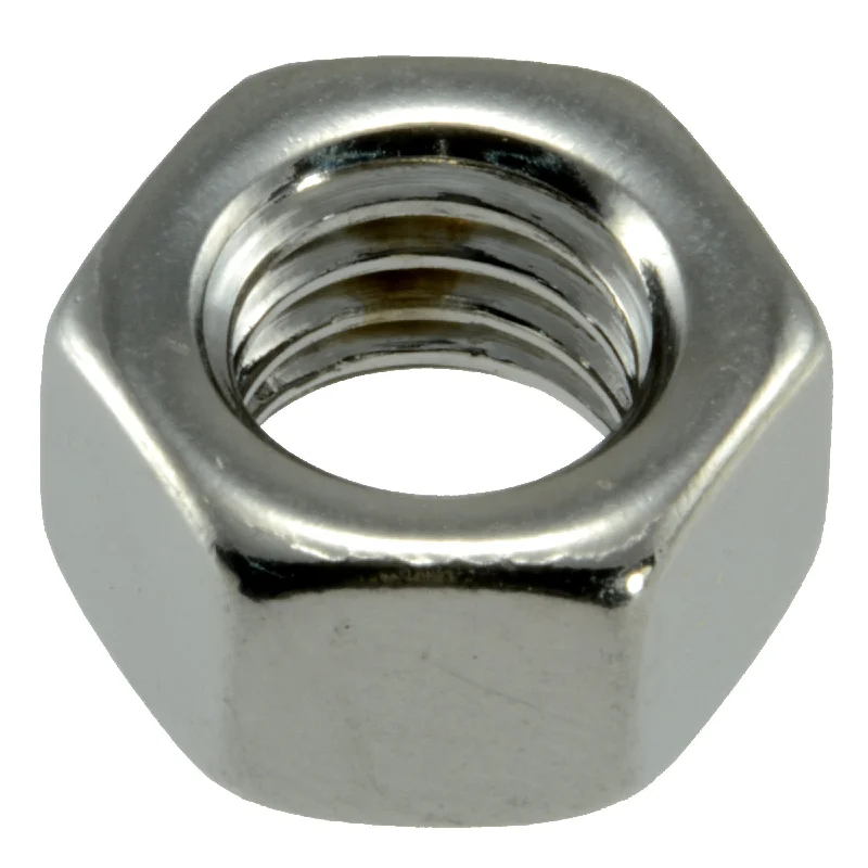 Locking Nuts for Safe Vehicle Repairs-3/8"-16 Polished 18-8 Stainless Steel Grade 5 Coarse Thread Hex Nuts