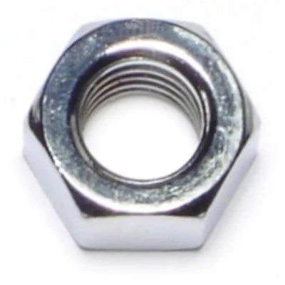 Pressure Nuts for High-Pressure Systems-3/8"-16 Chrome Plated Grade 5 Steel Coarse Thread Hex Nuts